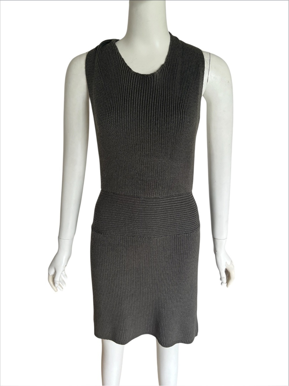 NEW Free People Beach Orchid Knit Mini Dress Gray Backless Halter Size Small - Picture 5 of 13